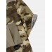 Men Gingham   Camo Print Single Pocket Hem Cuff Skin Friendly Short Sleeve T  Shirt