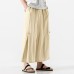 Mens Linen Pants Wide Leg Baggy Holiday Casual Trousers Hiking Sport Cycling Pants